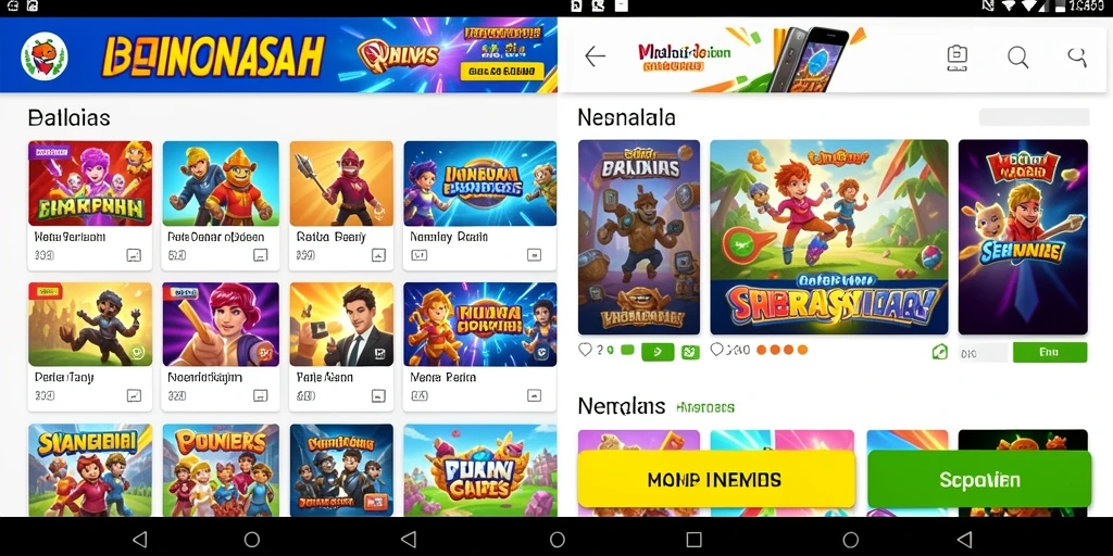 Pemandangan menarik dari salah satu level.