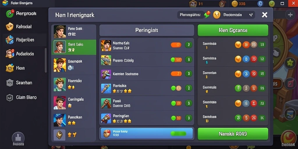 Gameplay yang seru dan penuh tantangan.